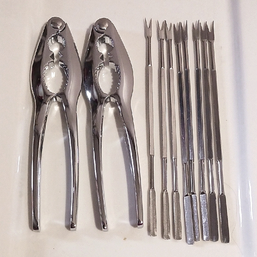 Zulay ⚜️ Kitchen Lobster 🦞 Crackers and Picks Set